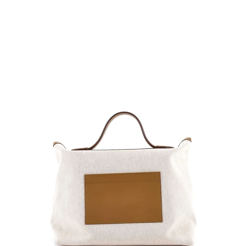 Pre-Owned HERMES 35 24/24 Bag Canvas and Swift