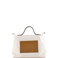 Pre-Owned HERMES 35 24/24 Bag Canvas and Swift