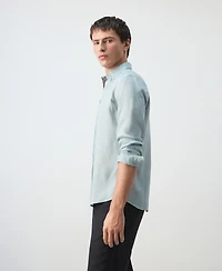 Mango Men's Regular-Fit Linen Shirt