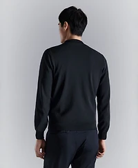 Mango Men's Combined Knit Bomber Jacket