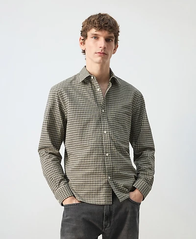 Mango Men's Regular-Fit Check Shirt