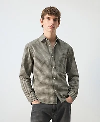 Mango Men's Regular-Fit Check Shirt