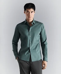 Mango Men's Comfort Stretch Non-Iron Shirt