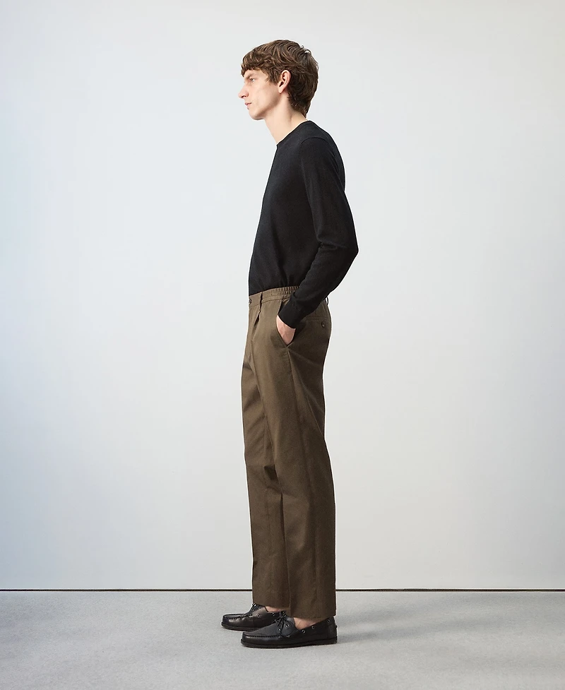 Mango Men's Regular-Fit Pleated Pants