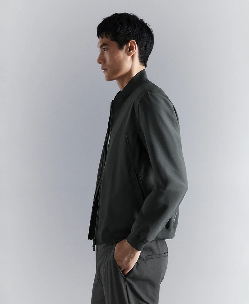 Mango Men's Water-Repellent Bomber Jacket