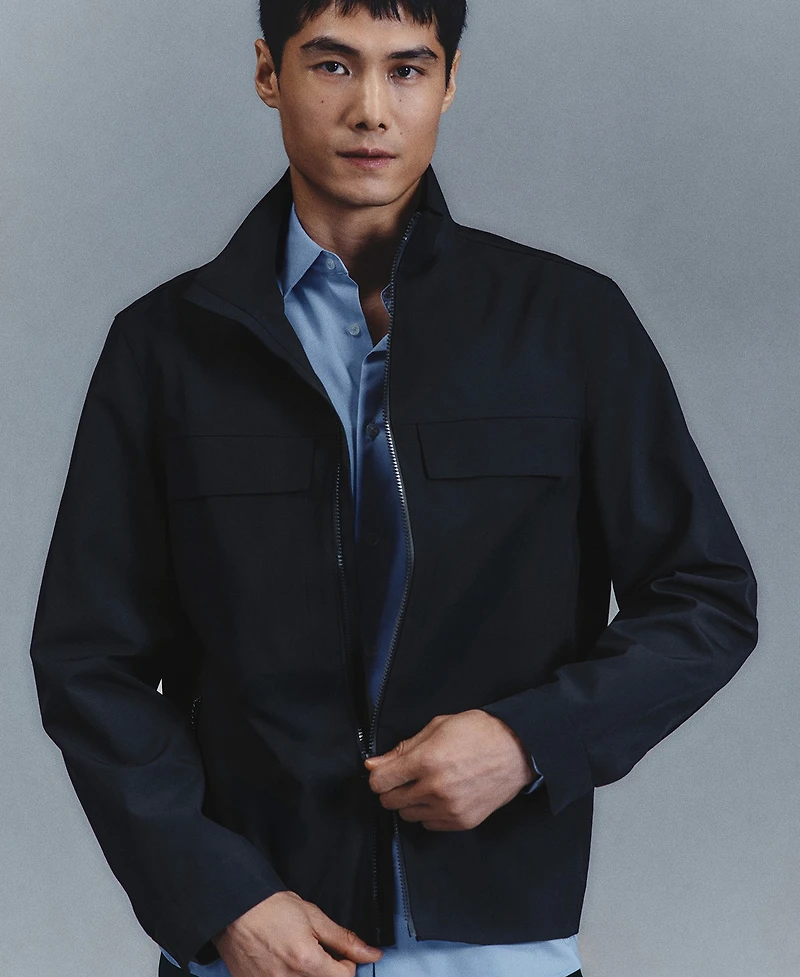 Mango Men's Pockets Water-Repellent Jacket