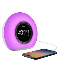 iHome Sunrise iBT32 Bluetooth Color-Changing Alarm Clock Radio