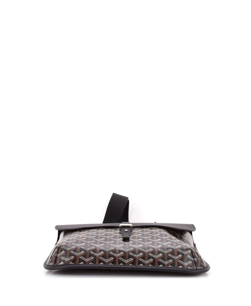 Pre-Owned Goyard Coursier Messenger Bag Coated Canvas and Leather