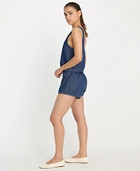 Good American Women's Denim Boxer Shorts