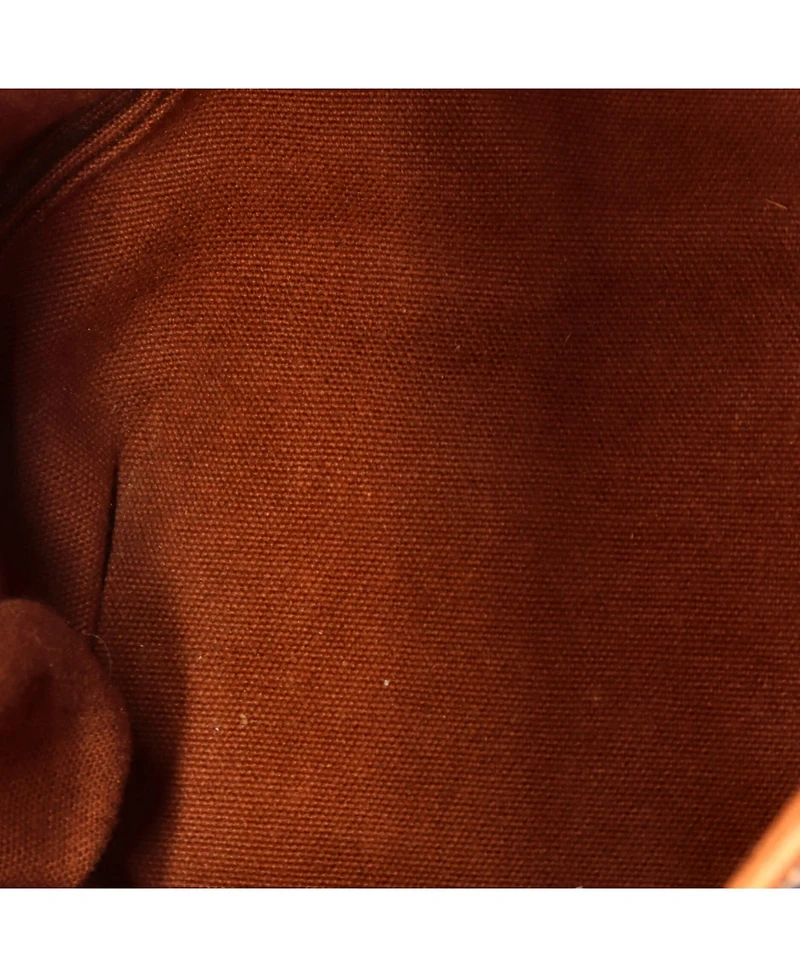 Pre-Owned HERMES Pm Saxo Handbag Toile