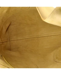 Pre-Owned Salvatore Ferragamo Debossed Cut-Out Hobo Bag Leather