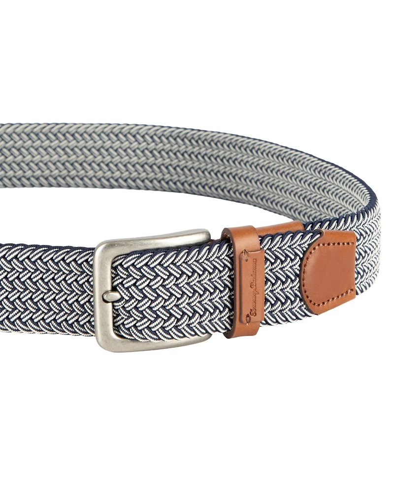 Tommy Bahama Men's Fully Adjustable Stretch Braided Web Belt