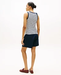 Tommy Hilfiger Women's Bow Detail Crewneck Tank Top