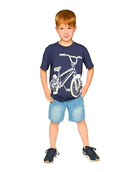 Deux par Deux Toddler Boys ganic Cotton Jersey T-Shirt