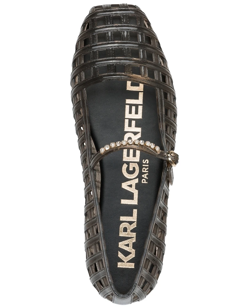 Karl Lagerfeld Paris Women's Juliska Mary Jane Flats
