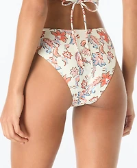 Vince Camuto Women's Printed High-Cut Swim Bottoms