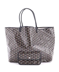 Pre-Owned Goyard Gm Saint Louis Tote Coated Canvas