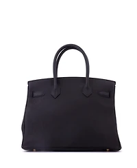 Pre-Owned Hermes Birkin Handbag Togo with Gold Hardware