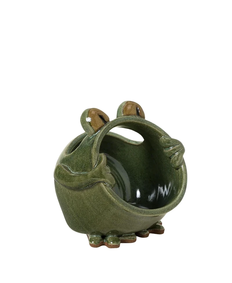 Uncommon Goods Acoustic Frog Ceramic Amplifying Phone Speaker