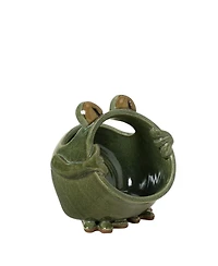 Uncommon Goods Acoustic Frog Ceramic Amplifying Phone Speaker