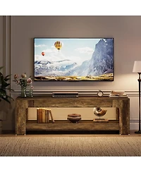 Tribesigns Tv Stand for Living Room for 55/60/65/75-Inch Tvs, Farmhouse Rustic TV Console, 63" Entertainment Center Television Stand for Bedroom