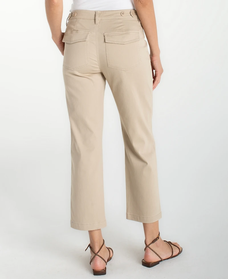 Liverpool Los Angeles Petite Utility Cropped Jeans