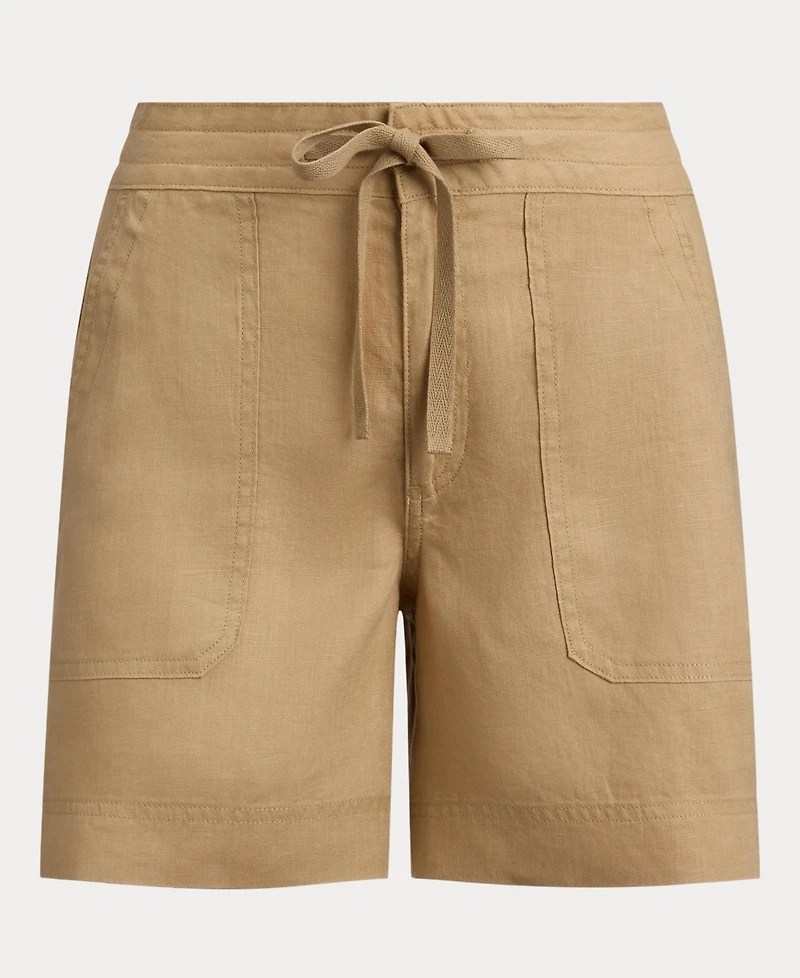 Lauren Ralph Women's Wide Leg High Rise Shorts