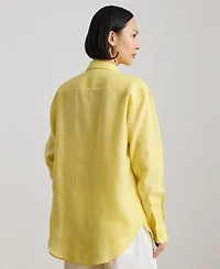 Lauren Ralph Women's Long-Sleeve Oversized Shirt