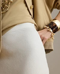 Lauren Ralph Women's Midi Pencil Skirt