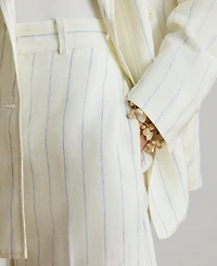 Lauren Ralph Women's Striped Wide Leg Pants