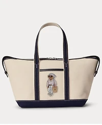 Polo Ralph Lauren Holiday Bear Canvas Mini Shopper Tote