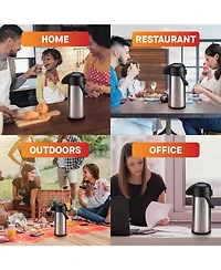 Vondior Thermal Coffee Carafe Dispenser oz: Insulated Hot/Cold Stainless Steel