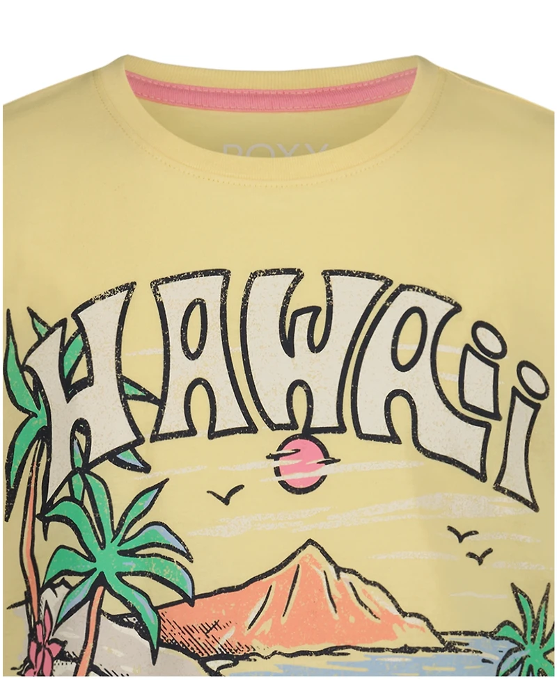 Roxy Girls' 7-16 Oversized Short-Sleeve T-Shirt