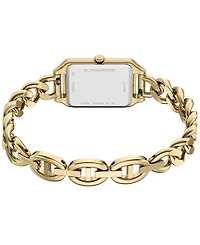 Fossil Women's Raquel Three-Hand Gold-Tone Stainless Steel Watch, 23mm