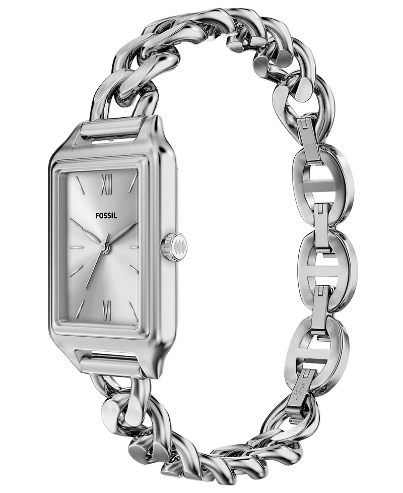 Fossil Women's Raquel Three-Hand Stainless Steel Watch, 23mm