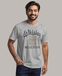 Fifth Sun Men's Whiskey Business Short Sleeve T-Shirt