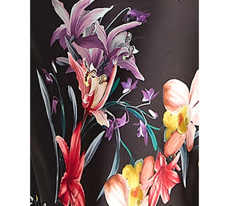 Katia Rae Women's Printed Cowl Neck Dress