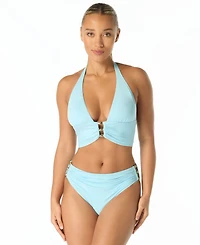 Carmen Marc Valvo Women's Halter Bra Top