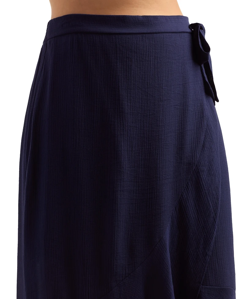 Bcx Women's Textured Tulip Ruffle A-Line Skirt