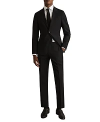 Reiss Men's Wool-Blend Tailored-Fit Suit Pants
