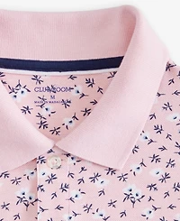 Club Room Men's Berti Floral Pique Knit Polo Shirt, Macy's Exclusive - Print