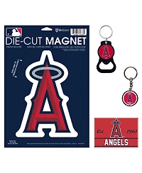 Wincraft Los Angeles Angels 4-Pack Key Rings and Magnets Set