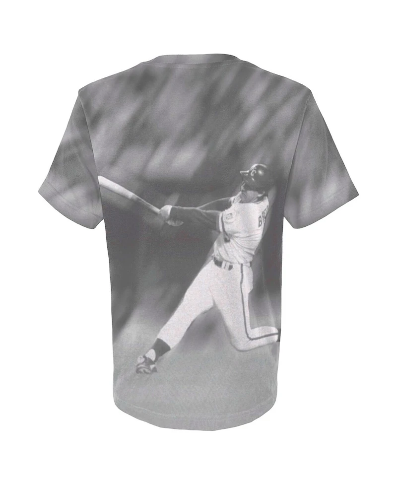 Mitchell & Ness Big Boys and Girls George Brett White Kansas City Royals Sublimated Player T-Shirt