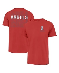 '47 Brand Men's Red Los Angeles Angels Hang Back Franklin T-Shirt