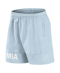 Fanatics Men's Light Blue Miami Marlins Elements Swim Shorts