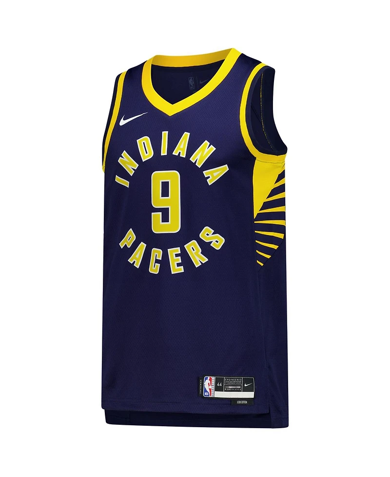 Nike Men's and Women's T.j. McConnell Navy Indiana Pacers Swingman Icon Edition Jersey