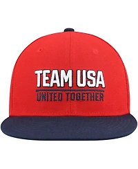 Outerstuff Big Boys and Girls Team Usa Red United Snapback Hat