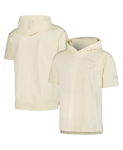Pro Standard Men's Cream Cleveland Guardians Neutral Hoodie T-Shirt