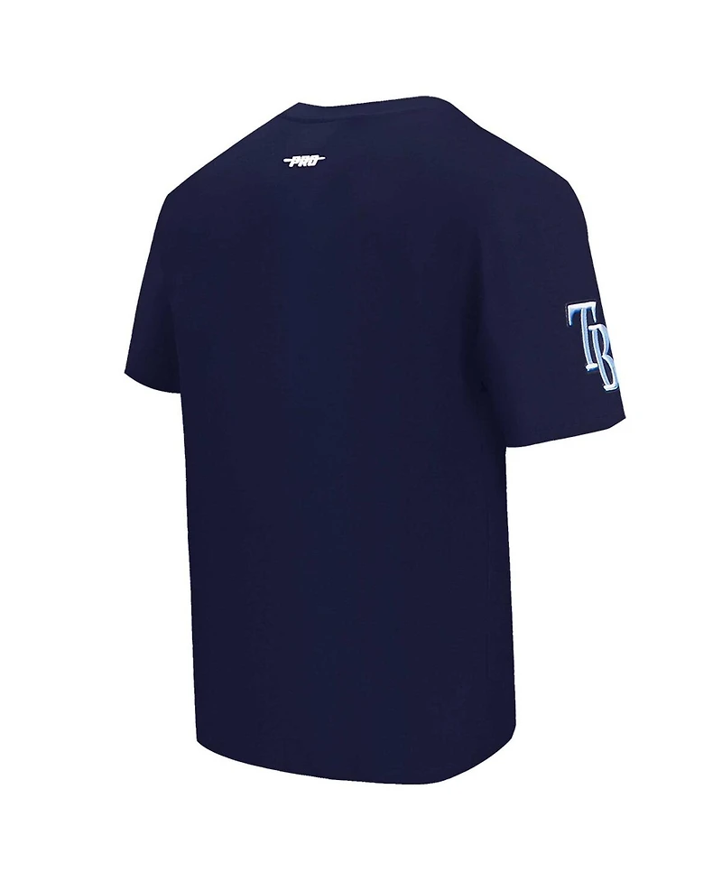 Pro Standard Men's Navy Tampa Bay Rays Turn It Up Dropped Shoulder T-Shirt