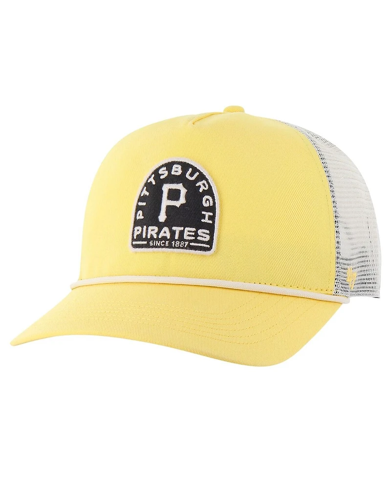 '47 Brand Men's Gold Pittsburgh Pirates Cypress Trucker Hitch Adjustable Hat